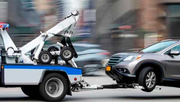 Ошибка при буксировке автомобиля