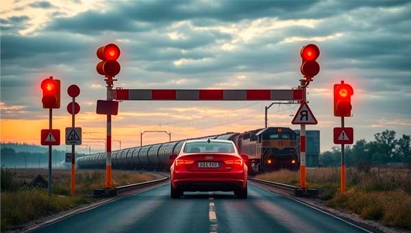 Ошибка при проезде железнодорожного переезда: как не попасть в беду